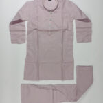 kurta shalwar cotton lawn light pink (5)