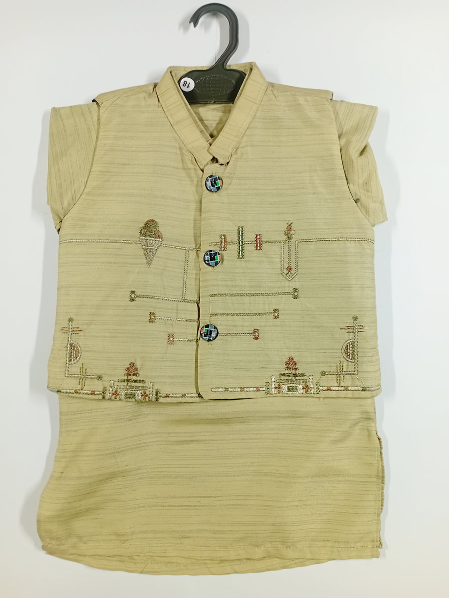 shalwar kameez waistcoat shine baby embroided cream (6) shalwar kameez waistcoat shine baby embroided cream (6)