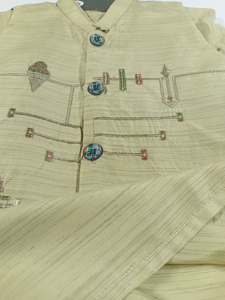 shalwar kameez waistcoat shine baby embroided cream (7) shalwar kameez waistcoat shine baby embroided cream (7)