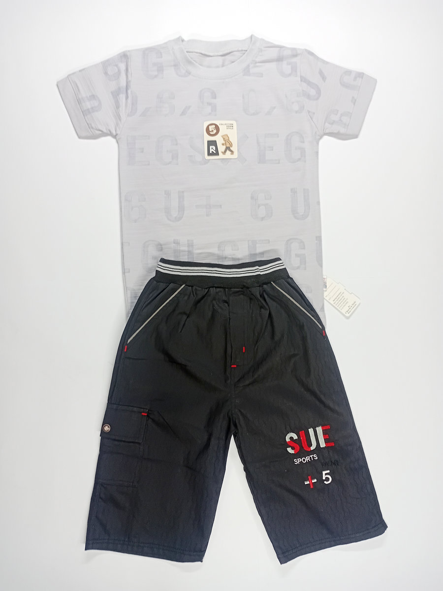 shirt polo cotton with sports shorts light blue (2) shirt polo cotton with sports shorts light blue (2)