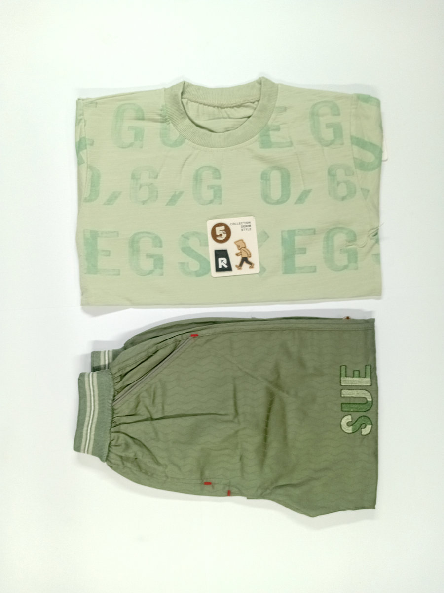 shirt polo cotton with sports shorts light green (2) shirt polo cotton with sports shorts light green (2)